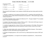 Combined Gas Law Worksheet Chemistry If8766 Promotiontablecovers