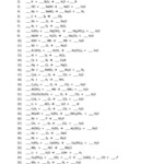 Download Balancing Equations 07 Chemistry Worksheets Balancing