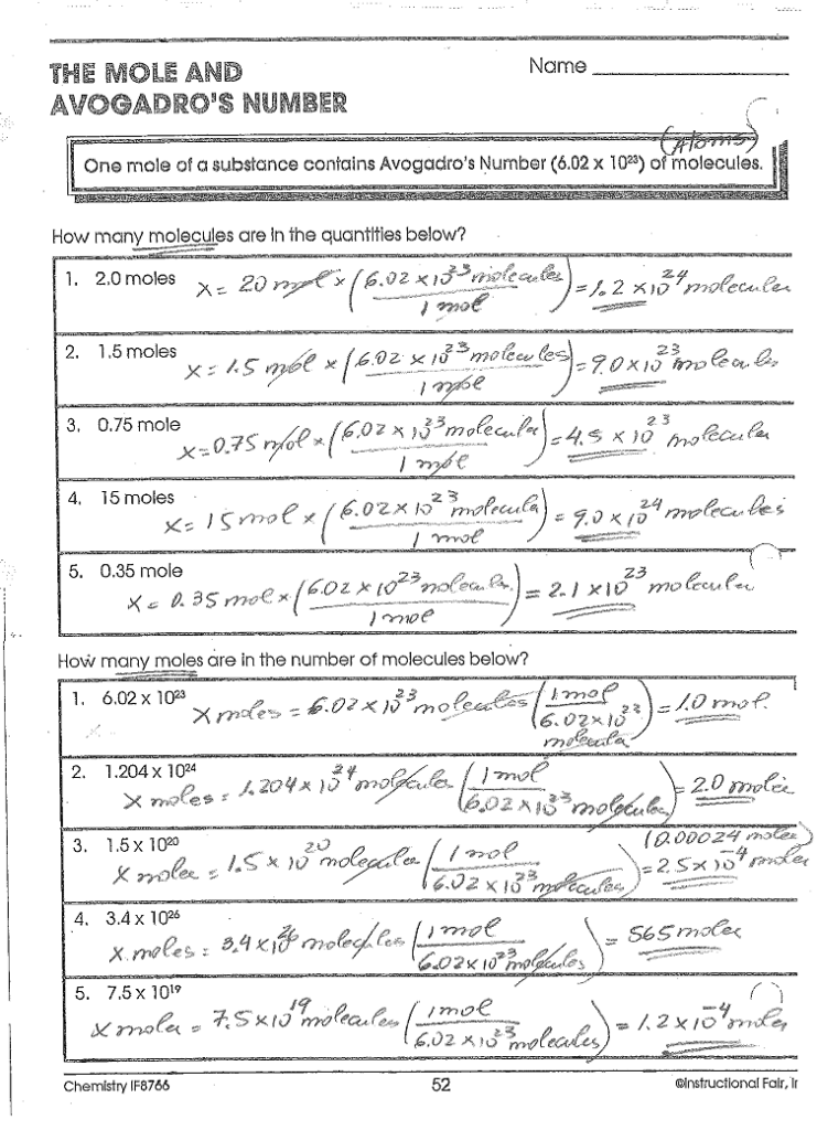 Download Chemistry If8766 All Pages With Key Answers Where To Find 