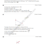 Download Study AS Maths Coordinate Geometry Test Worksheet For Revision