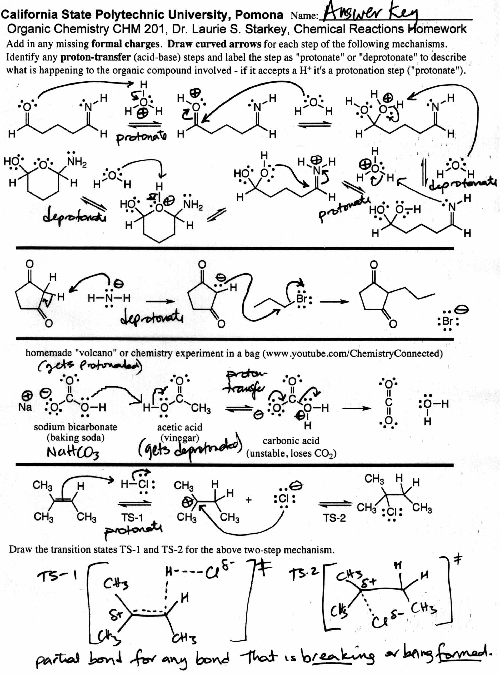 Dr Starkey s CHM 201 Elements Of Organic Chemistry