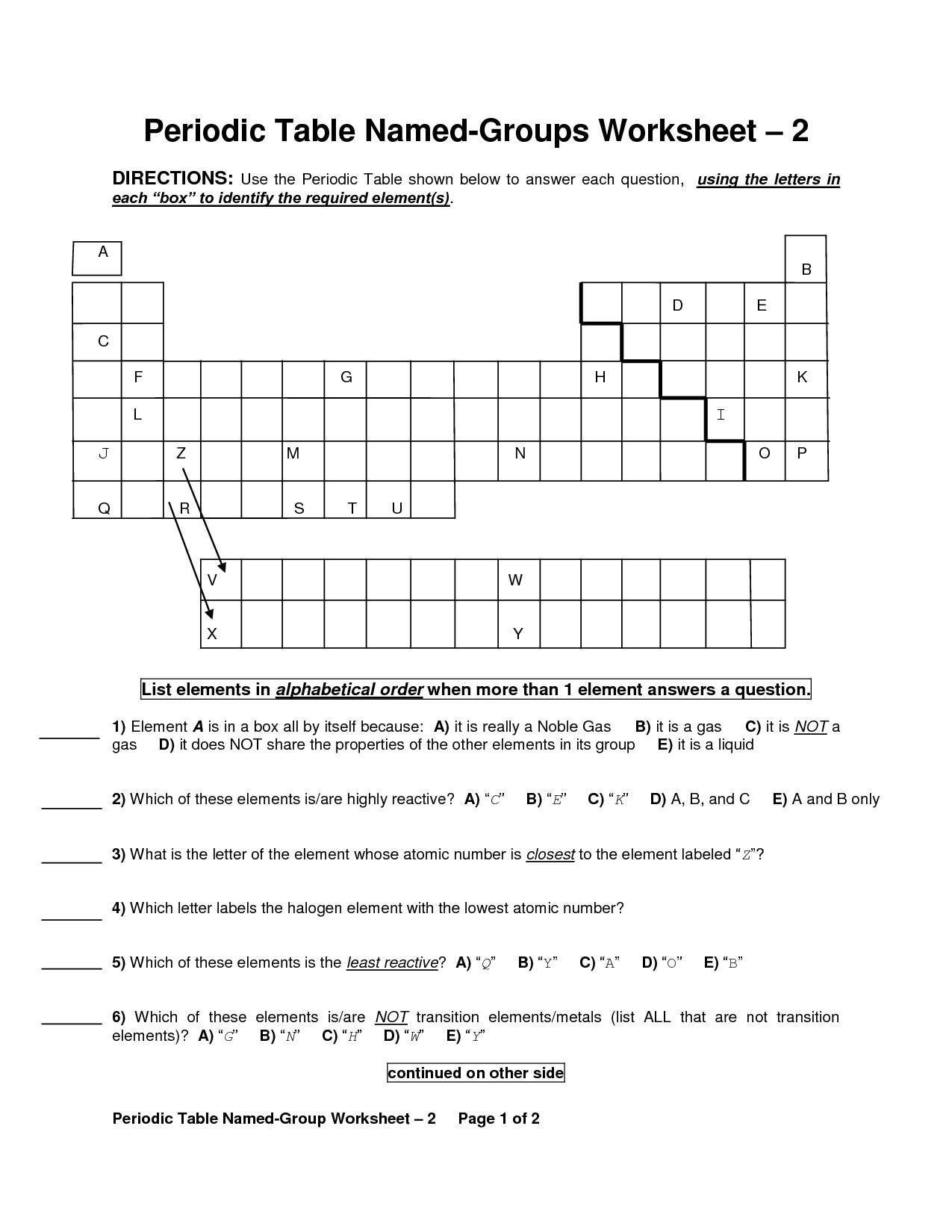 Elements Compounds Mixtures Worksheet Answers