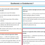 Endothermic And Exothermic Reaction Worksheet Answers Make Or Break