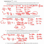 Gas Law Gizmo Sheet Answers Ideal Gas Law Worksheet Answer Key