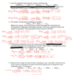 Gas Stoichiometry Worksheet Answer Key