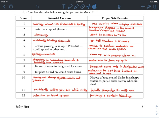 Gavin Gutowsky Chemistry Blog Lab Safety Worksheet