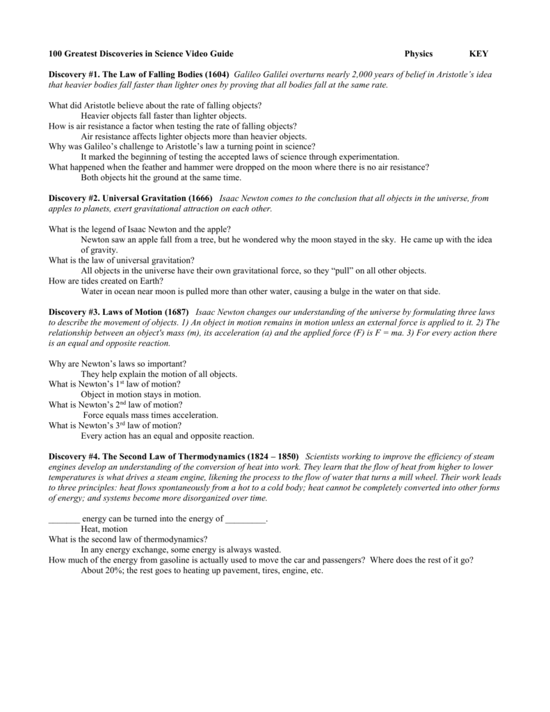 Greatest Discoveries With Bill Nye Chemistry Worksheet Answers Nidecmege