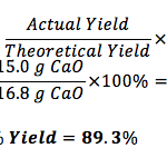 Howto How To Find Percent Yield Without Actual Yield