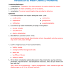 Introduction To Chemistry Worksheet Answers