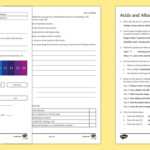 KS3 Acids And Alkalis Worksheet