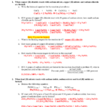 Limiting Reagent Worksheet 2 Worksheet