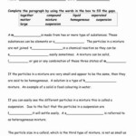 Mixtures And Solutions Worksheet Answers Beautiful Types Of Mixtures By
