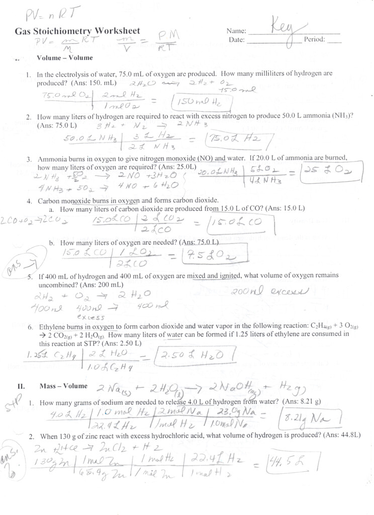 Molarity Worksheet 1 Answer Key PSLK Best Answer Key Guide Storage