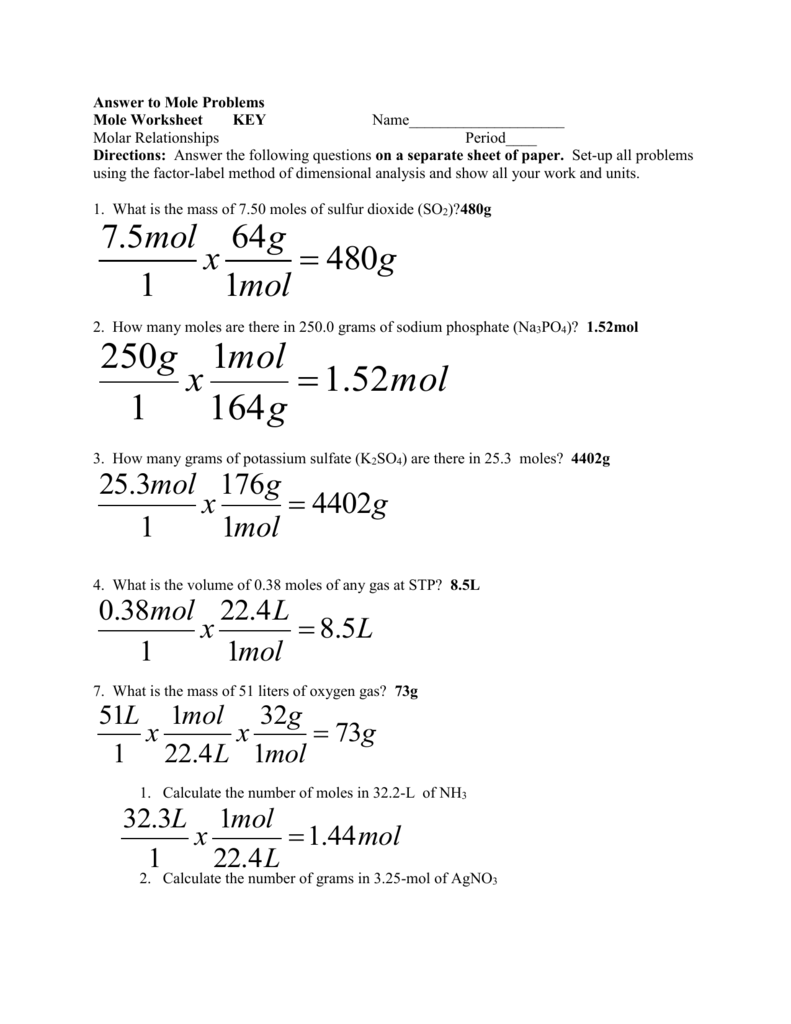 Molarity Worksheet 1 Answer Key PSLK Best Answer Key Guide Storage