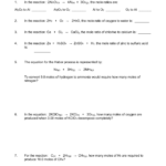 Mole Ratio Worksheet Doc Findworksheets