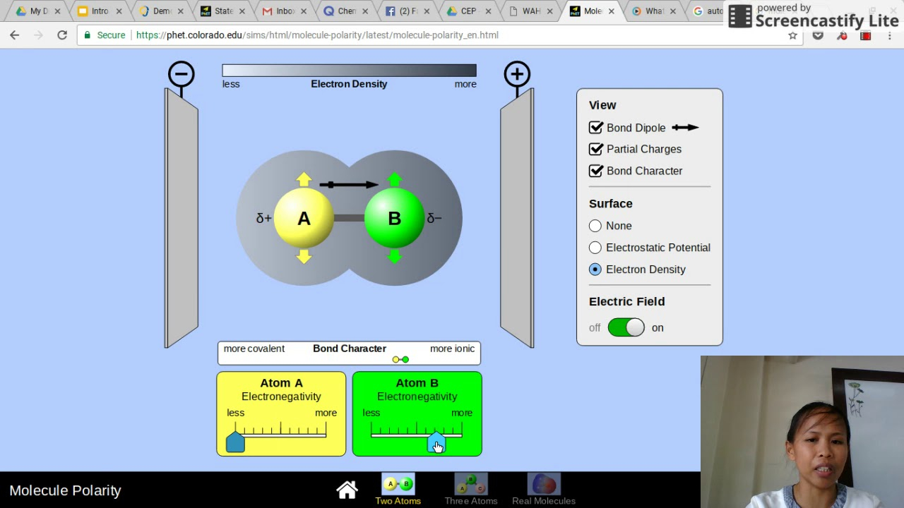 Molecule Polarity Phet Lab Worksheet Answers Worksheet List