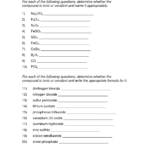 Naming Ionic And Covalent Compounds Worksheet Google Search Naming