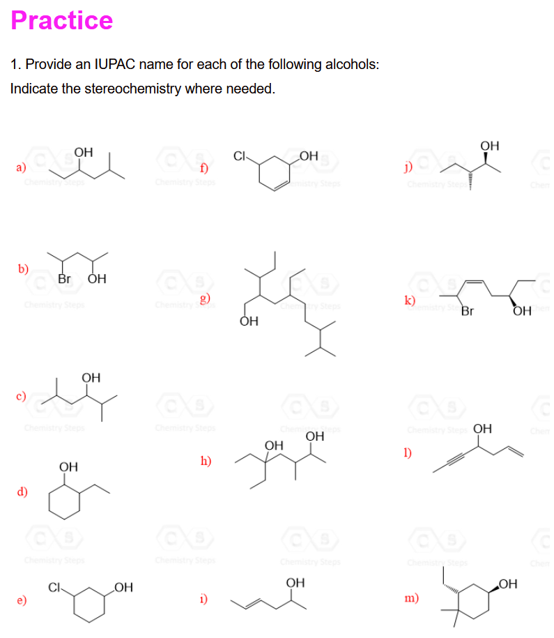 Naming Organic Compounds Practice Worksheet With Answers Worksheetpedia