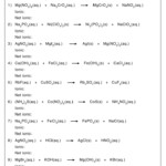 Net Ionic Equation Worksheets Chemistry Learner