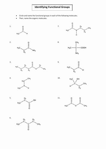 Organic Chemistry Worksheet With Answers New A2 Year 2 Chemistry 