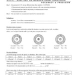 Percent Error Worksheet Answers Worksheet