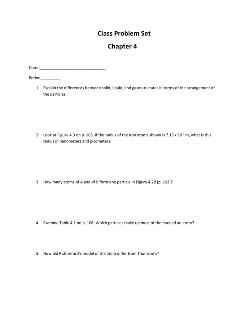 Periodic Table Worksheet Chemistry If8766 Pg 36 Food Ideas