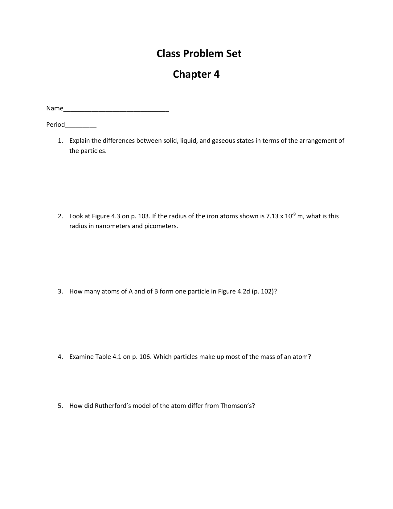 Periodic Table Worksheet Chemistry If8766 Pg 36 Food Ideas