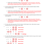 Periodic Trends Worksheet Answers