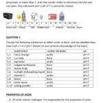 Ph And Poh Worksheet Answer Key Complete The Following Chart Waltery