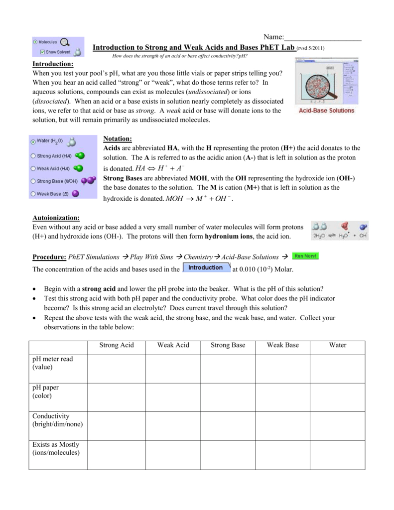 Phet Acids And Bases Solutions Worksheet Db excel