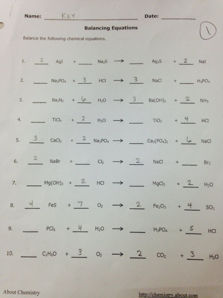 Physical Science If8767 Worksheet Answers Briefencounters