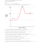 Potential Energy Diagrams Worksheet