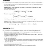 Potential Energy Worksheet Answers Ivuyteq