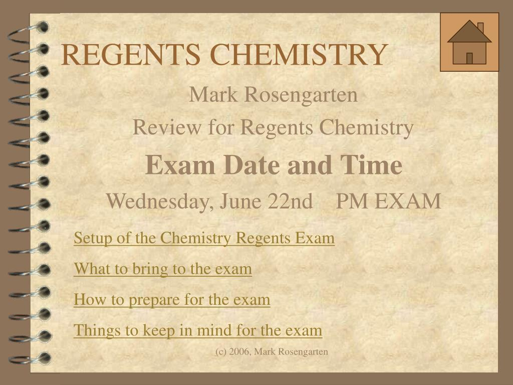 PPT REGENTS CHEMISTRY PowerPoint Presentation Free Download ID 6366550