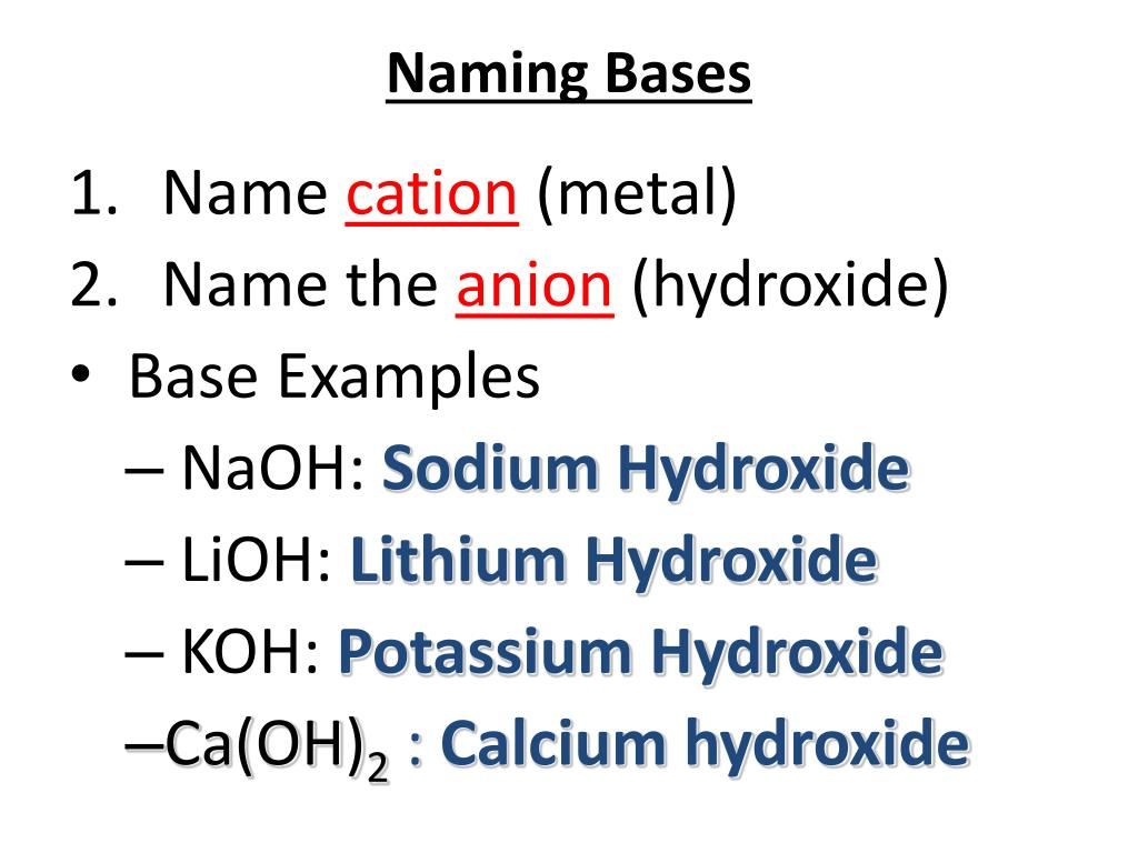 PPT What Are Some Characteristics Of Acids And Bases PowerPoint 