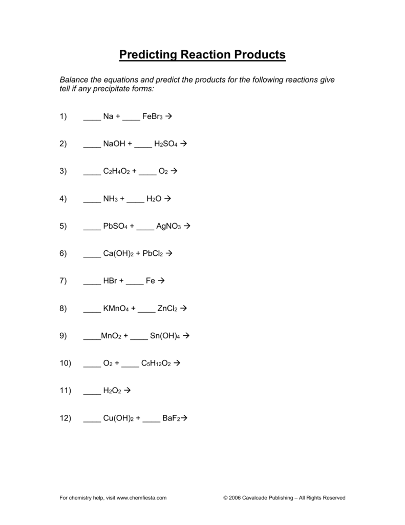 Predicting Products