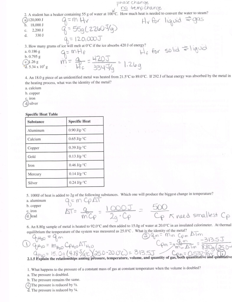 Pressure Conversions Chem Worksheet 13 1