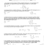 Radioactive Decay Worksheet 2 Answers Exponential Growth And Decay