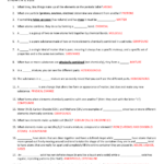 Review Of Chemistry Of Matter Chapter 2 3 Test Review ANSWERS