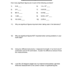 Significant Figures Worksheet Db excel