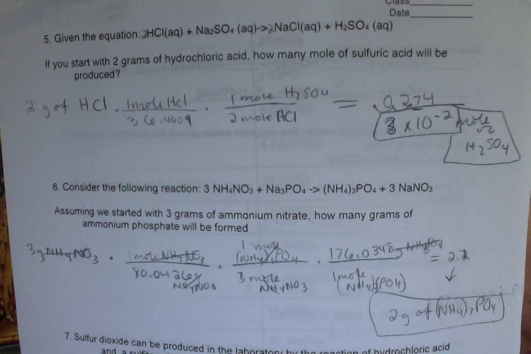 Stoichiometry ChemistrySAAccook