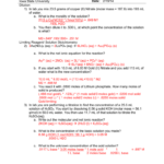 Stoichiometry Mixed Worksheet 1 Answer Key Vegan Divas NYC