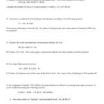 Stoichiometry Worksheet 1 Answer Key Koyumprogram