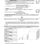 Surface Area To Volume Ratio Cells Worksheet Google Search Volume