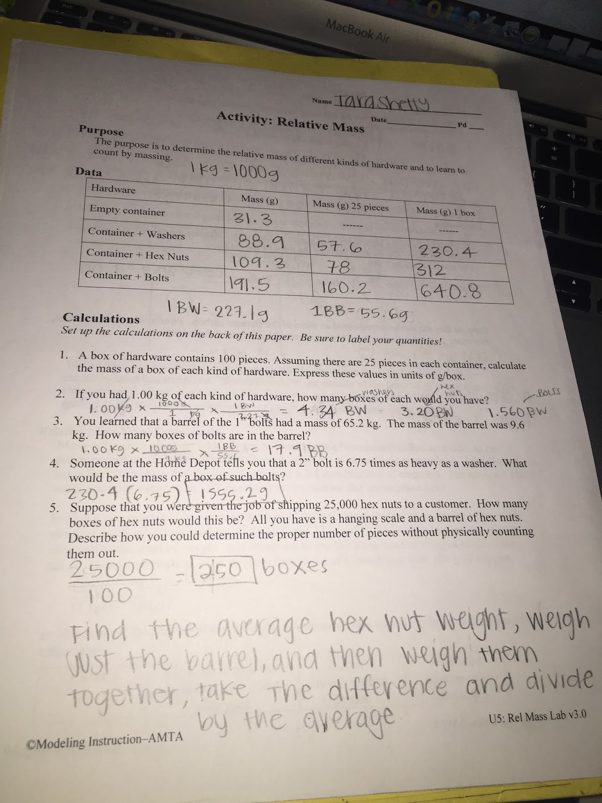 Tara Shetty SG Chem 2A SG Chem 2a