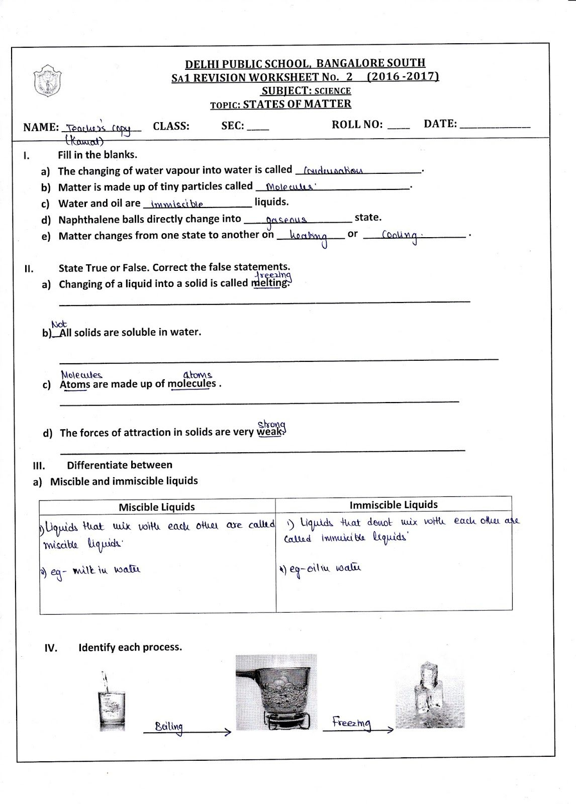 Teach Child How To Read Science Worksheets For Grade 8 With Answers