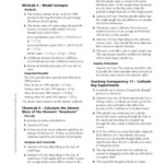 Teaching Transparency Master Worksheet Answers Worksheet List