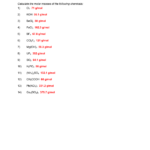 The Mole And Avogadros Number Worksheet Answers Escolagersonalvesgui