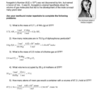 The Mole And Avogadros Number Worksheet Worksheet List