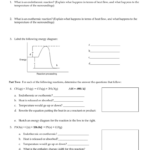 Thermochemistry Worksheet